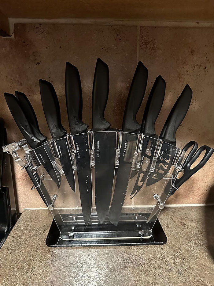 Kitchen Knife Set : Complete With Whimsical Versatility, Professional Quality, And Chic Design, These Cutting-Edge Culinary Tools Are The Ultimate Gift For Anyone Craving A Major Kitchen Upgrade.
