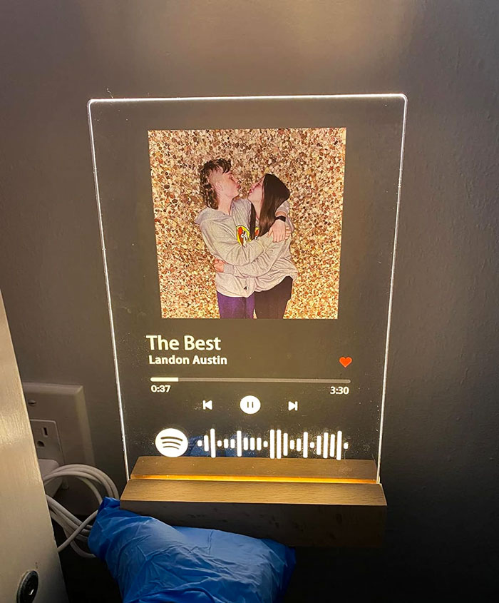  Custom Spotify Plaque : A Unique, Personalized Décor That Lights Up Their Space With A Colorful Glow - Trust Me, Y'all, It's The Ultimate Token Of Affection Intrinsic To Your Memories.