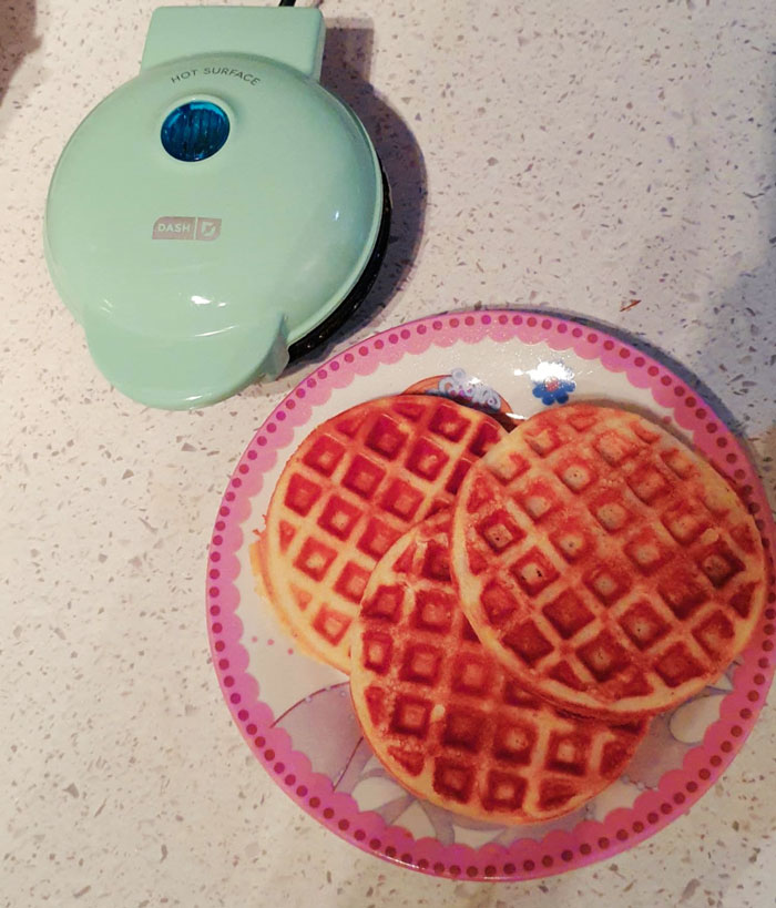  Mini Maker For Individual Waffles : A Fun, Versatile Kitchen Gadget That's Perfect For Any Waffle Lover Or College Dorm Dweller On Your List!