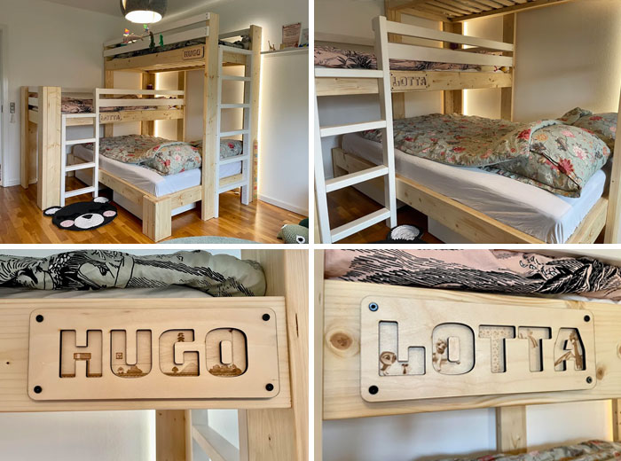 I Made A Triple Bunk Bed For My Kids