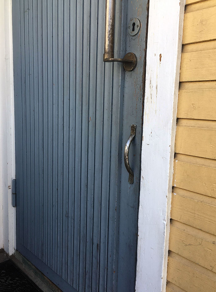 My Dad Made This Door Handle For Me When I Was 3 Years Old Because I Couldn't Reach For The Bigger Handle