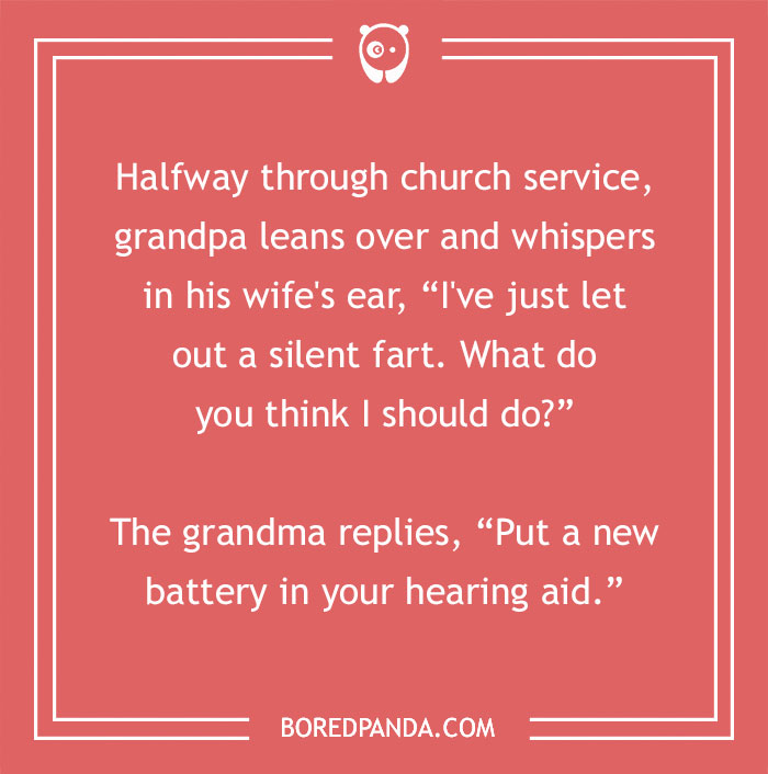 Joke about grandparents