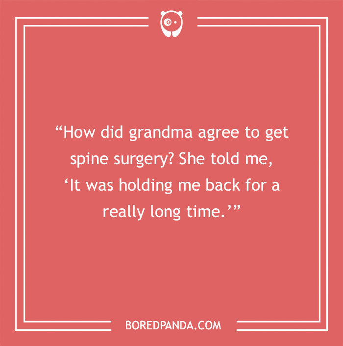 Joke about grandparents