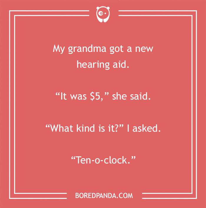 Joke about grandparents
