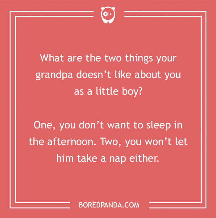 Joke about grandparents