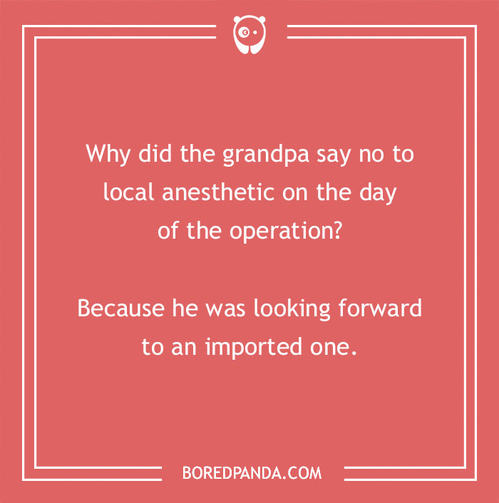 Joke about grandparents