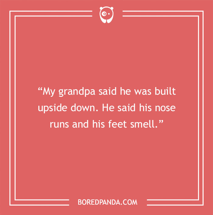 Joke about grandparents