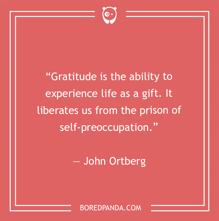 John Ortberg quote on gratitude  - 5