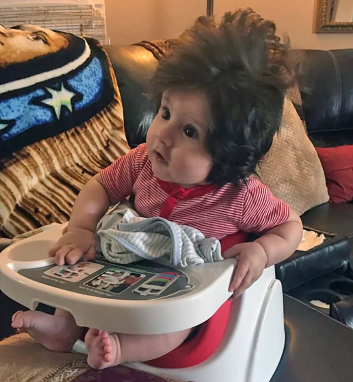 Our Wild-Haired Baby