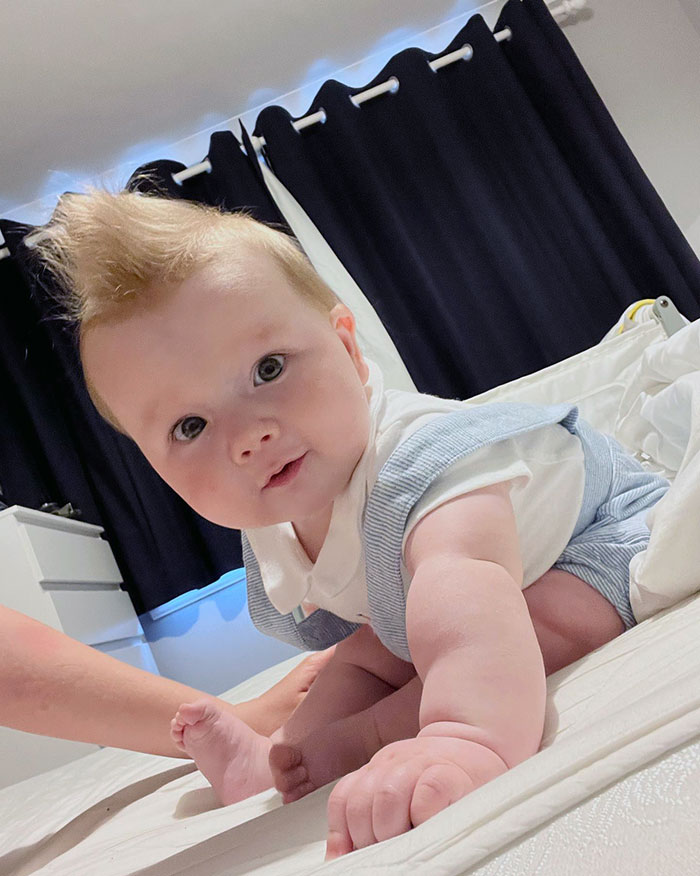 Onny Is Going To Save A Fortune On Hair Gel When He’s Older By The Looks Of It