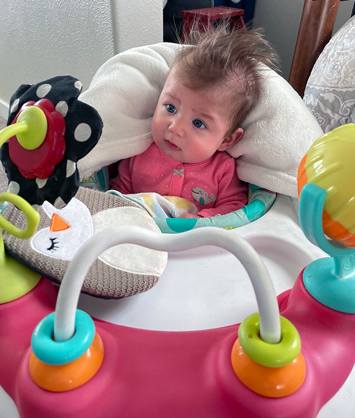 My Babies Hair Grows Straight Up