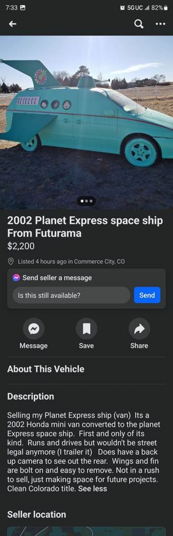 Planet Express Space Ship