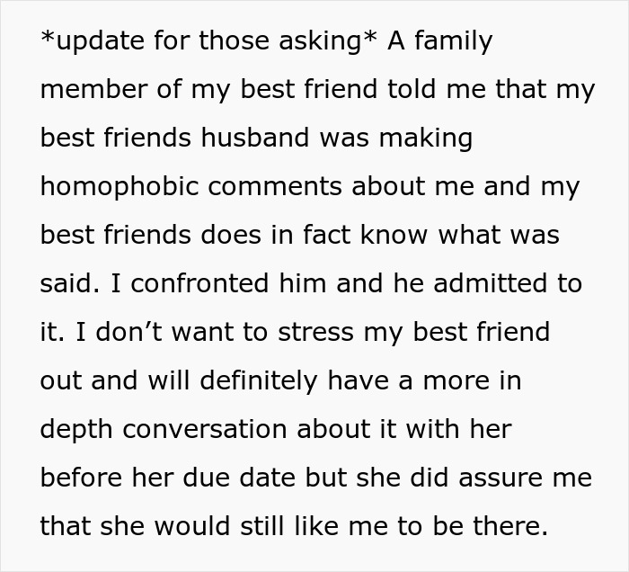 "Might Make Me Attracted To Her": Husband Doesn't Want Wife's BFF In The Delivery Room