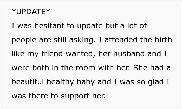 "Might Make Me Attracted To Her": Husband Doesn't Want Wife's BFF In The Delivery Room