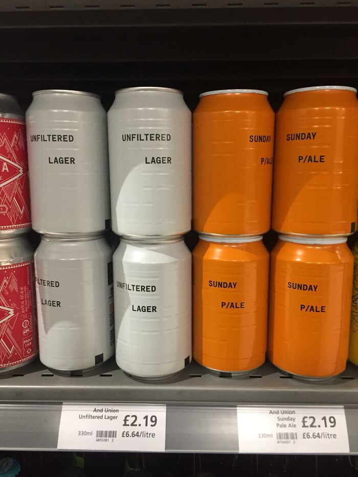 As Minimal As It Gets For A Beer Can I Think?