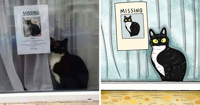 35 Already Famous Internet Pics Get Transformed Into Even Funnier Cartoons By Tactooncat (New Pics)