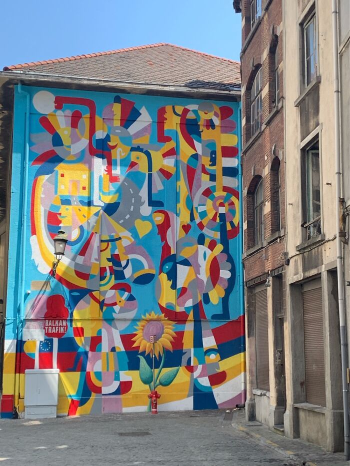 Sidestreet Of The Grasmarkt Straat, Brussels