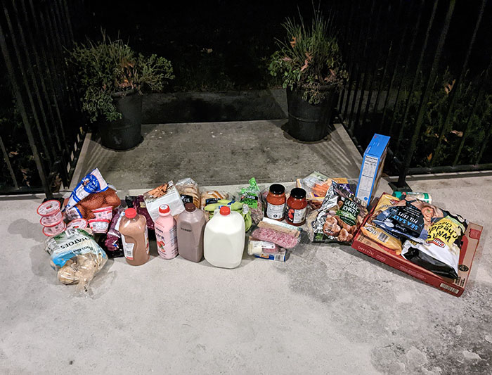 Grocery Delivery Decided To Skip Bagging Even Though I Tipped $25