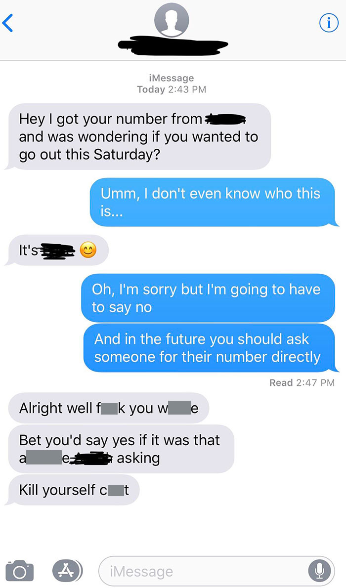 A Message My Friend Received