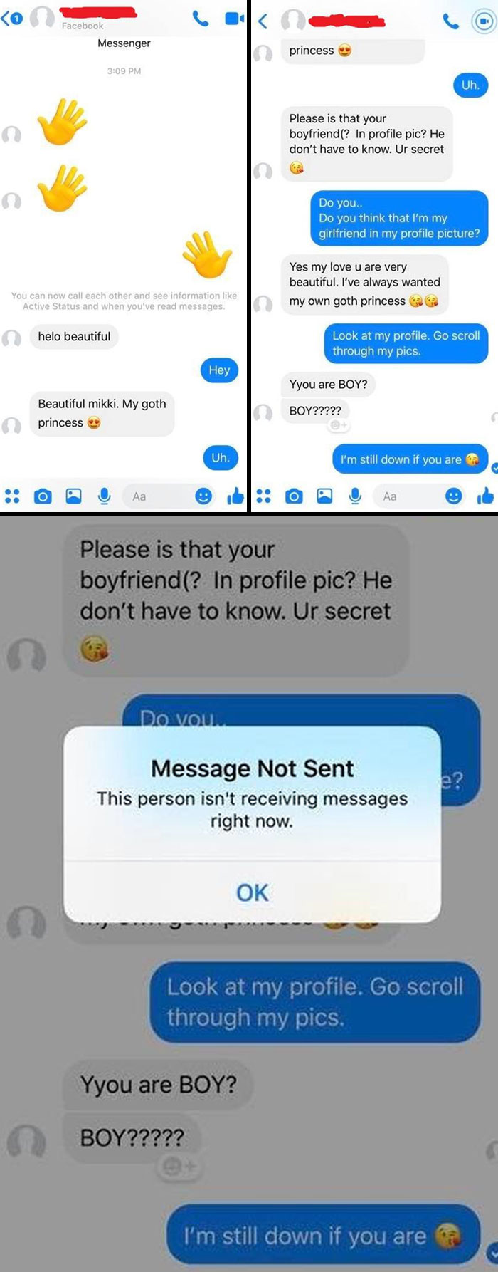 A Guy Thought I Was My Girlfriend Because She's In My Profile Picture, And The Result Is Gold