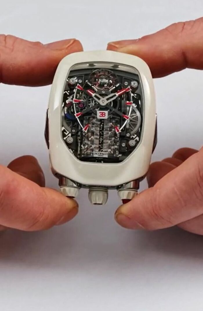 A Custom Made Mechanical Bugatti Watch