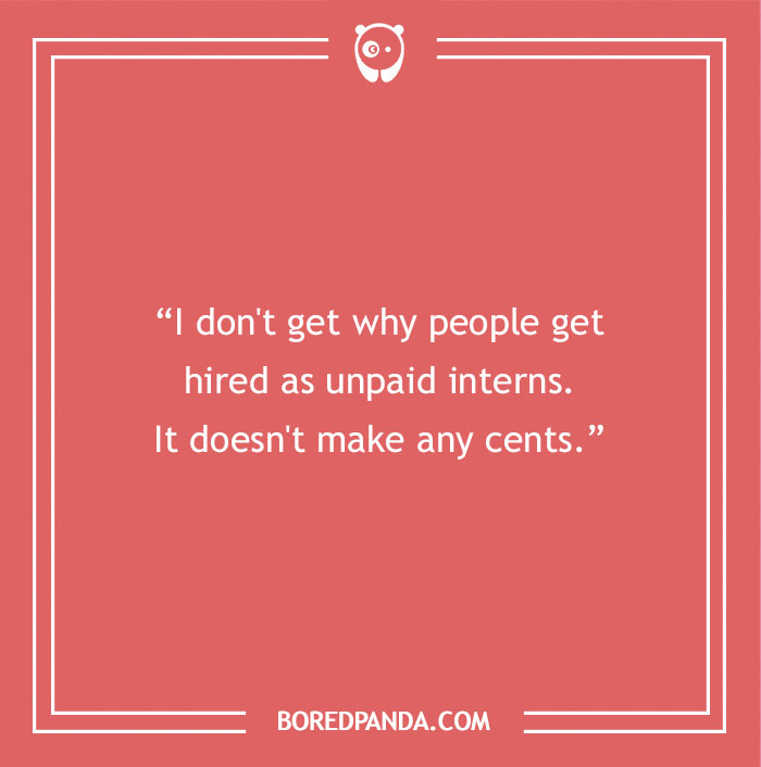 Joke on internship