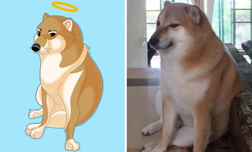 An Illustrator Turns Your Pet's Photos Into Magical Disney-Like Creations (22 New Pics)