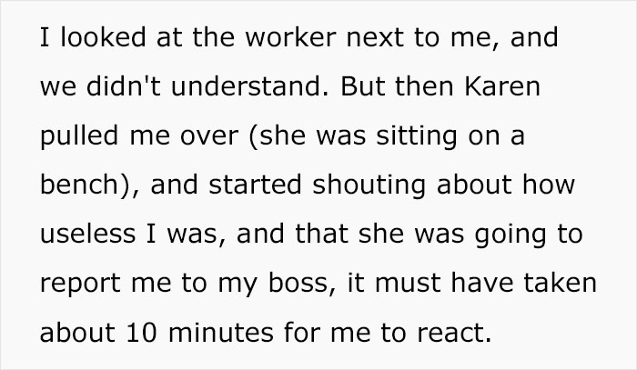 Karen Mistakes Woman For A Coffee Shop Employee, Gets Thrown Out After Harassing Her Karen Mistakes Woman For A Coffee Shop Employee, Gets Thrown Out After Harassing Her