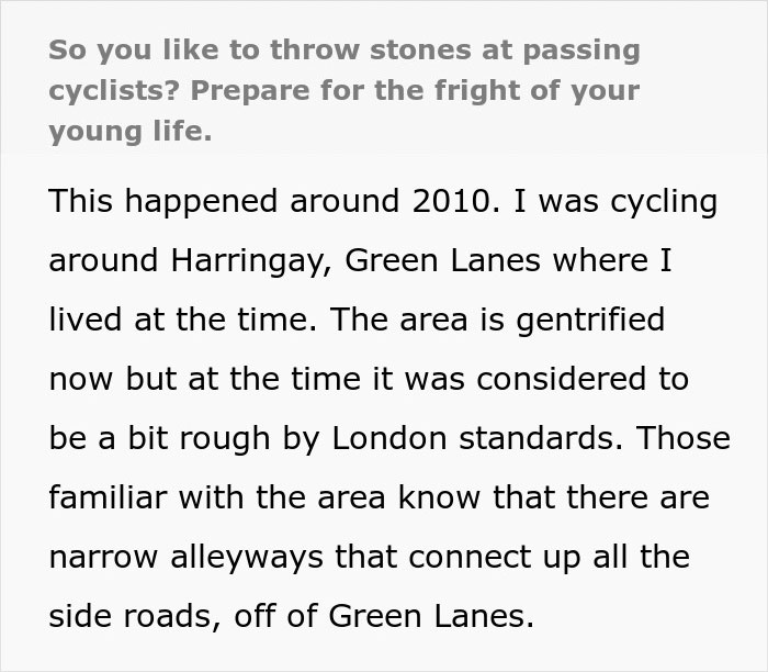 Cyclist Gets Pelted With Stones By Rowdy Kids, Gives Them The Scare Of Their Lives Cyclist Gets Pelted With Stones By Rowdy Kids, Gives Them The Scare Of Their Lives
