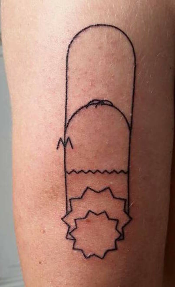 My New Simpsons Tattoo