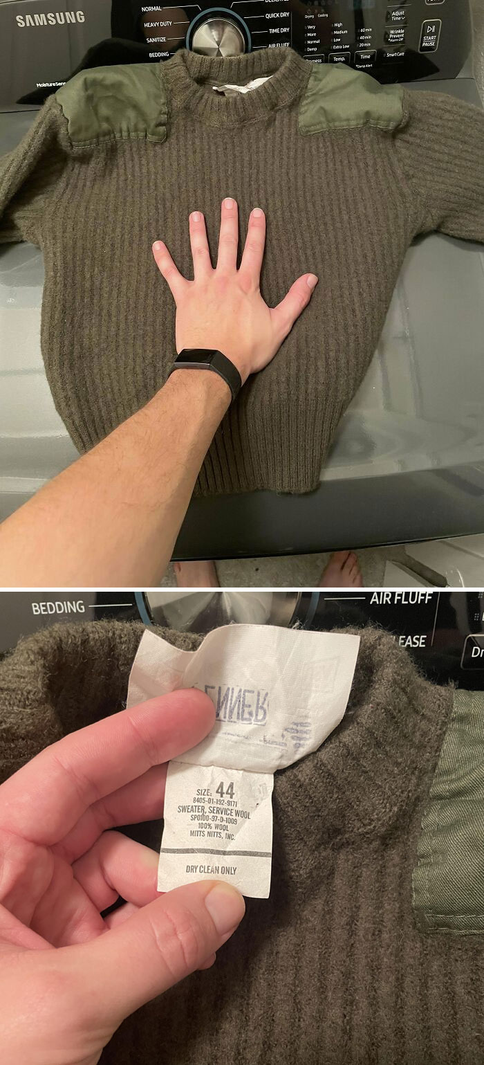 My Girlfriend Washed My Wool Sweater