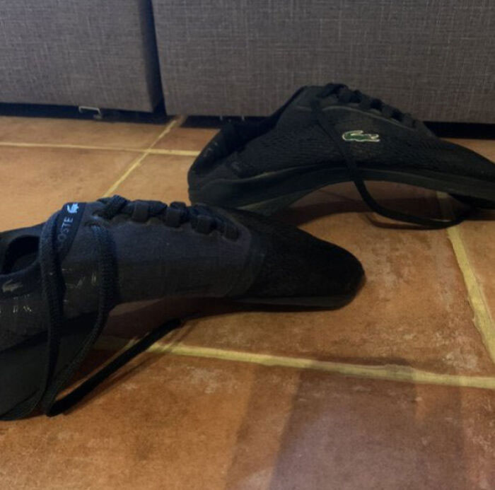 Putting These Shoes In The Dryer Was A Bad Idea