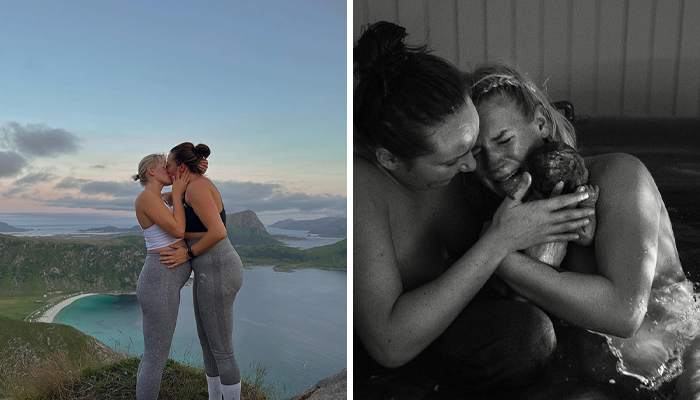 TikTok Famous Wives Welcome “Rainbow” Baby After Sharing Miscarriage Experience