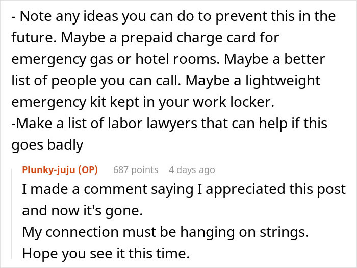 Employee At A Loss On What To Do After Boss Leaves Him Stranded During A Snowstorm