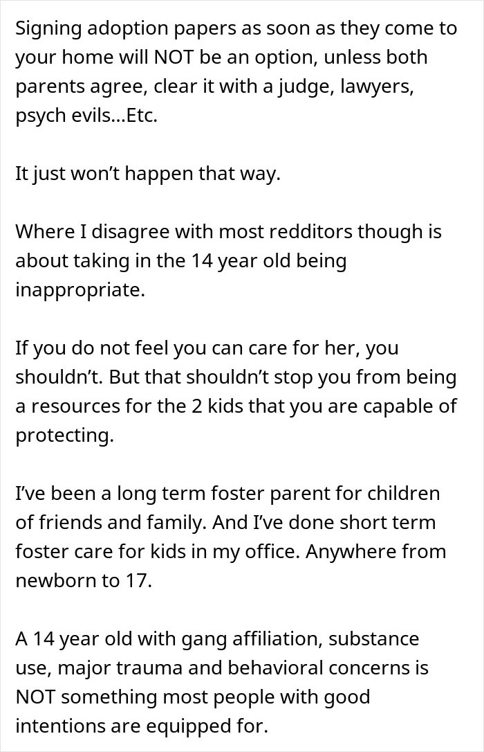 &ldquo;AITA For Telling My Wife We Can Adopt Her Nephews But Not Her Niece?&rdquo;