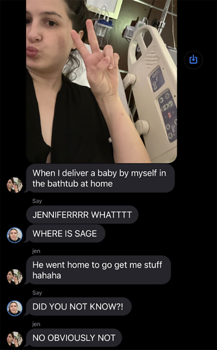 Woman Gives Birth Without Knowing She Was Pregnant, Her Funny Chat With Coworkers Goes Viral