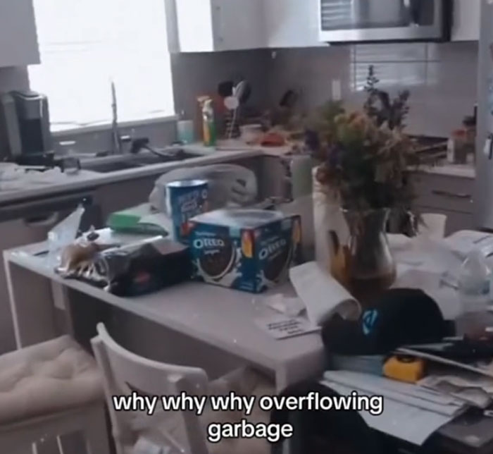 Mom Shares A Video Of Her House Being Wrecked When She Returns Home, Viewers Tell Her To Run