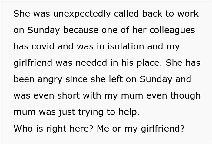 Guy Embarrassed GF Didn’t Clean Up For His Parents’ Visit, Gets A Reality Check Online Guy Embarrassed GF Didn’t Clean Up For His Parents’ Visit, Gets A Reality Check Online