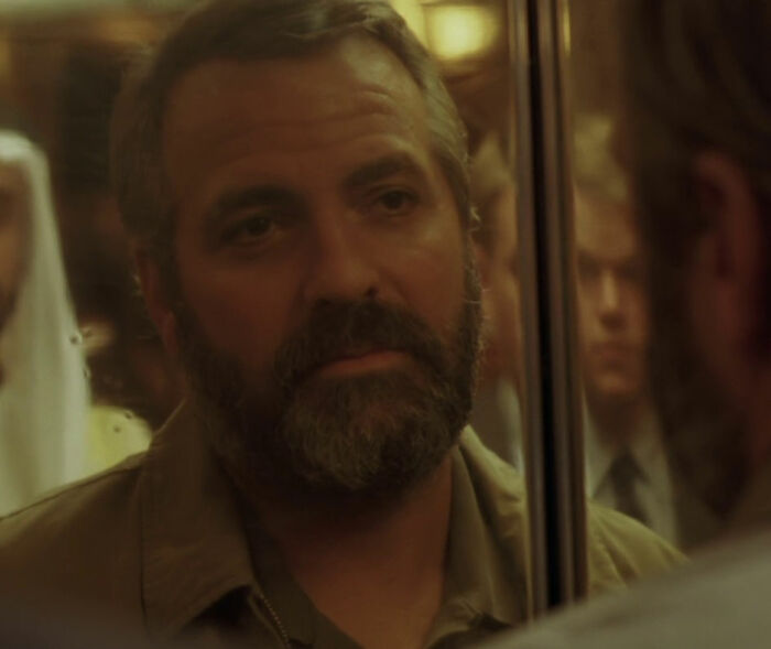 George Clooney talking in Syriana