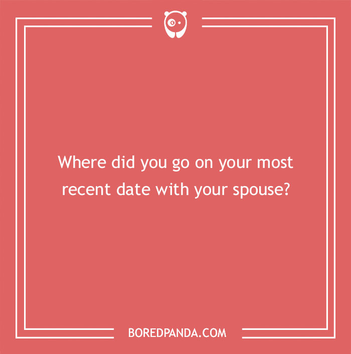 Question for newlyweds