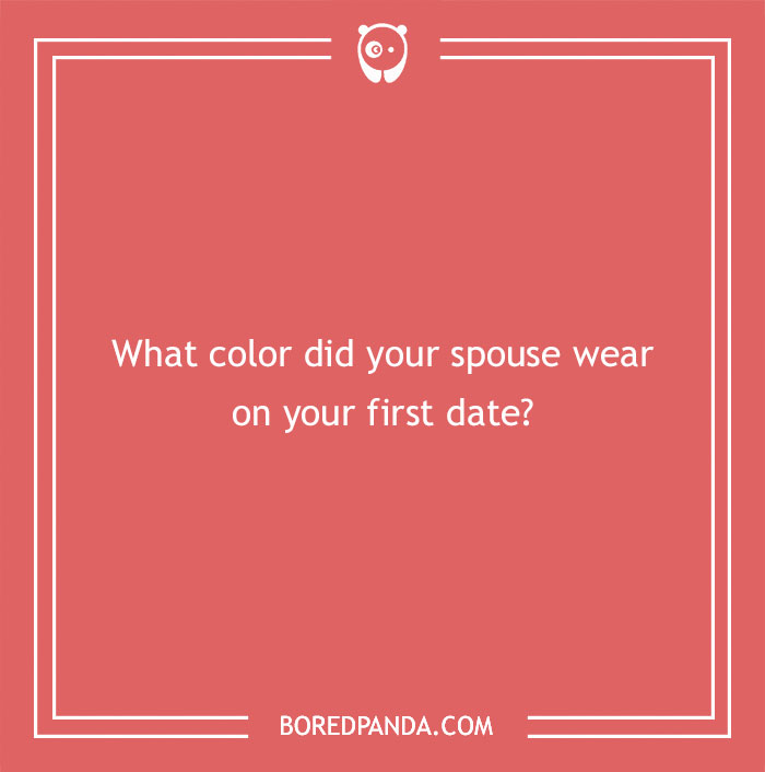 Question for newlyweds