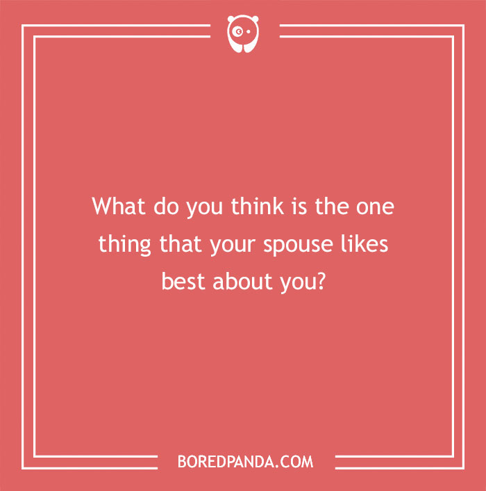 Question for newlyweds