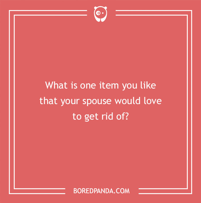 Question for newlyweds