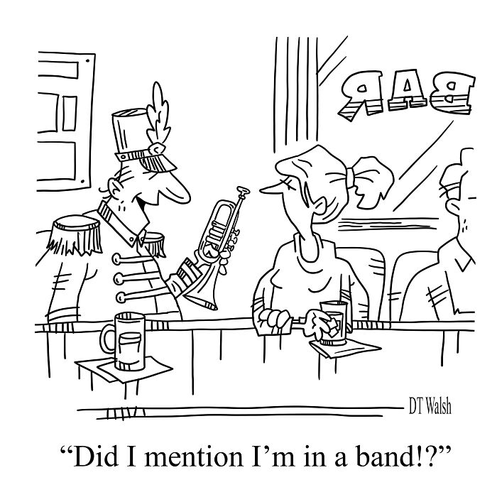A Single-Panel Comic About Being In A Band