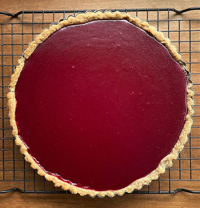 My Homemade Blackberry Curd Tart