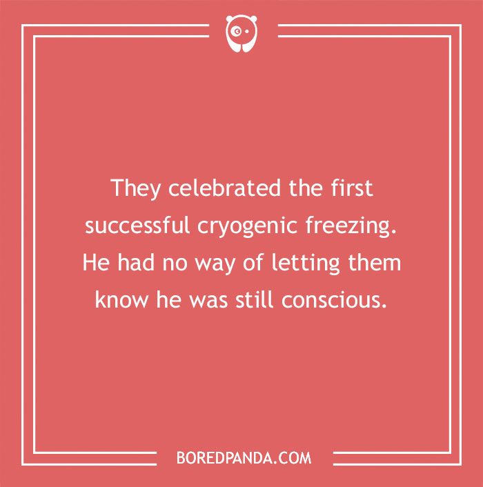 One line horror story