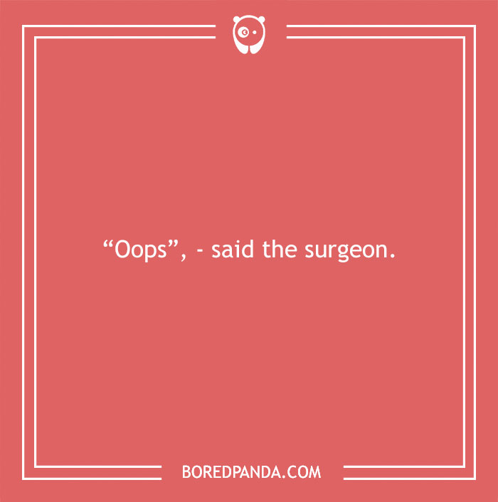 One line horror story