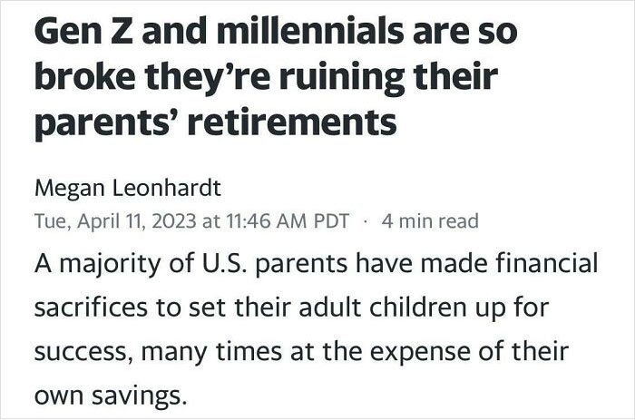 I Mean, Payback For Them Ruining The Economy?