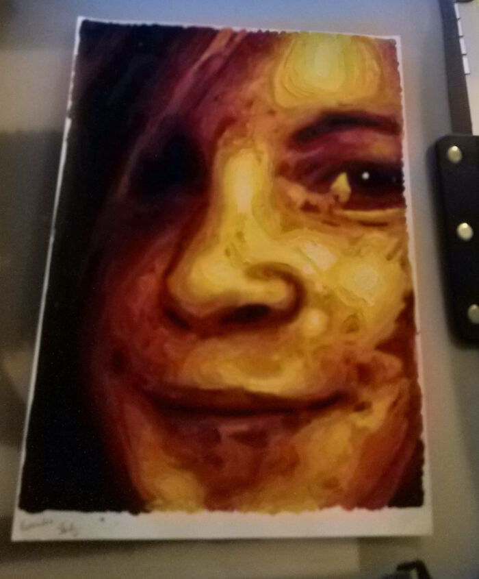 Acrylic On Cardstock