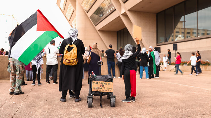 I Took Pics At One Of The Palestinian Protests In Dallas (29 Pics)